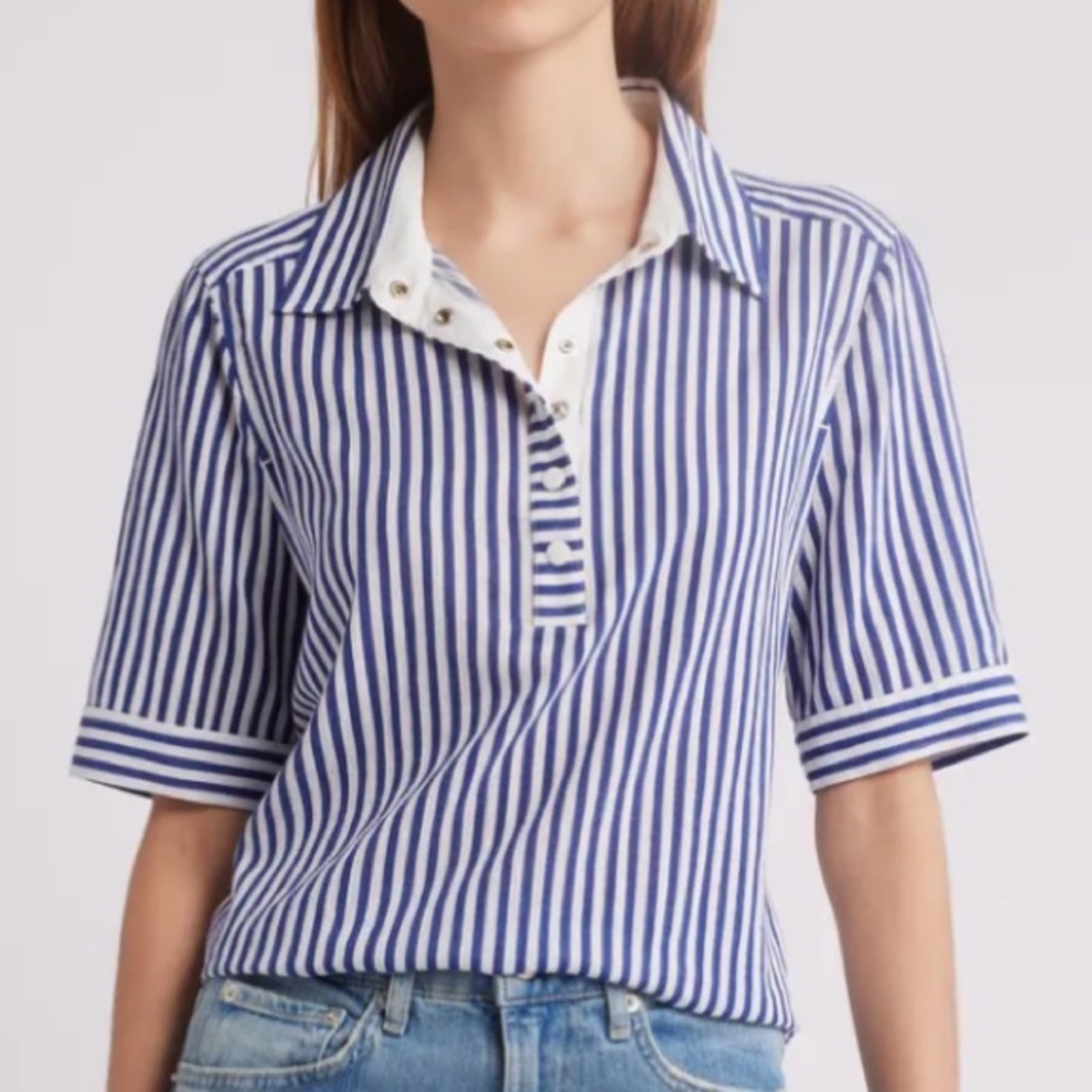 FRAME The SNAP POLO shirt
